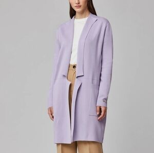 Soia & Kyo Medium Solid Royal Blue Open Front Cardigan